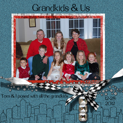 All the grandkids with Tom &amp; I