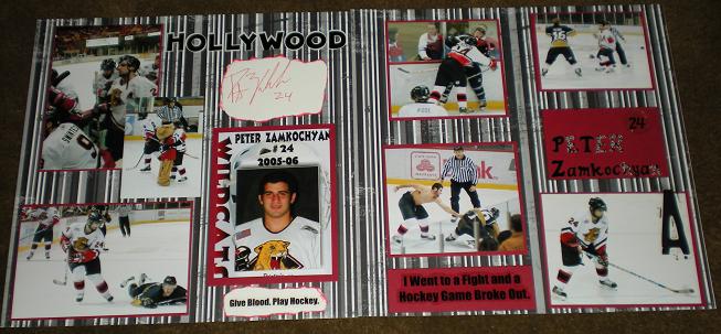 #24 Peter &quot;Hollywood&quot; Zamkochyan - He moved to Texas from Hollywood hence the nickname. He was the other figher on our team. He was also our fav player.