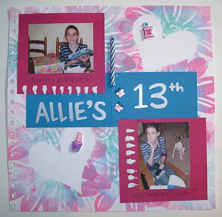 January Challenge- Allie's 13th birthday.jpg